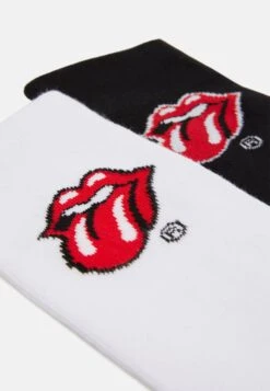 URBAN CLASSICS Rolling Stones Tongue Socks Unisex 2 Pack - Sokken - Black/White -Urban Classics b938a4c0a0dd405d93e74c9a264b53ea