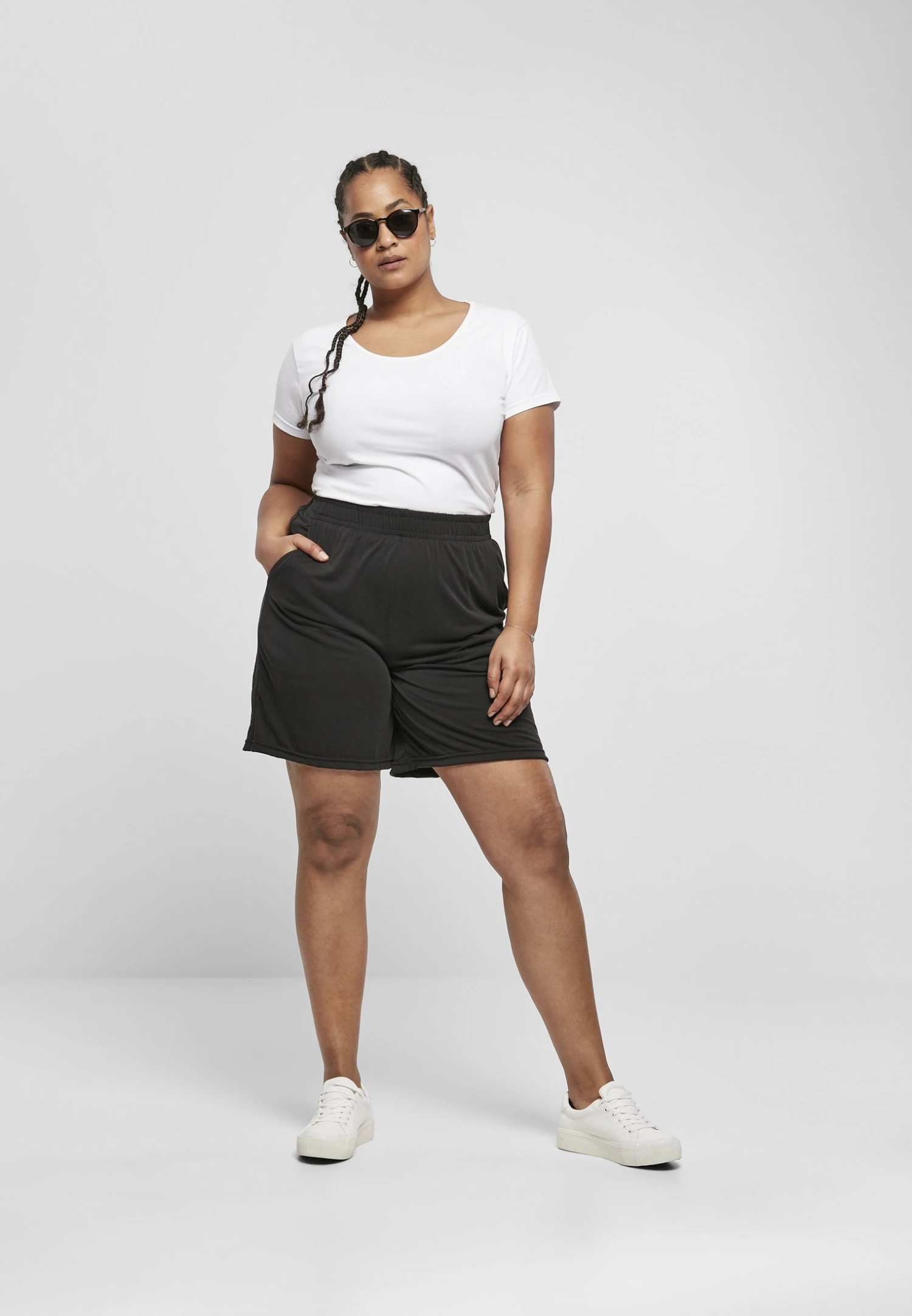 URBAN CLASSICS Modal - Shorts - Black 4 URBAN CLASSICS Modal - Shorts - Black - Afbeelding 2