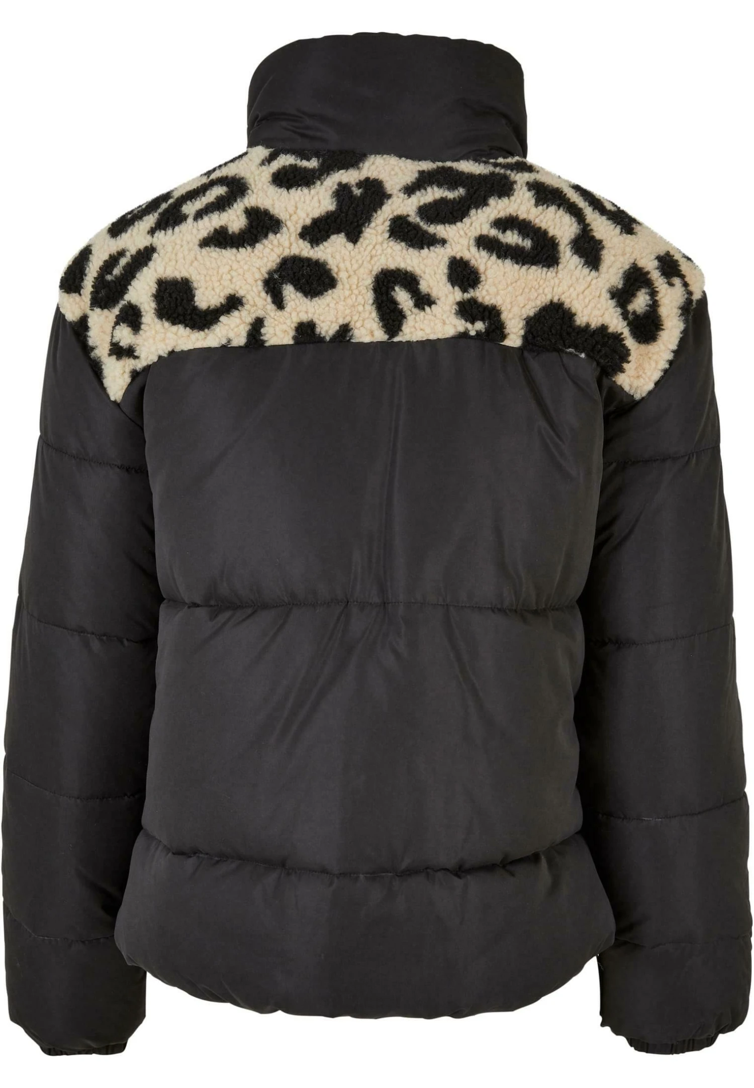 URBAN CLASSICS Aop Sherpa Puffer- Winterjas - Black Sandleo 9 URBAN CLASSICS Aop Sherpa Puffer- Winterjas - Black Sandleo - Afbeelding 7