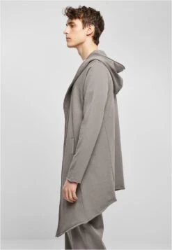 URBAN CLASSICS Long Hooded Open Edge Cardigan - Vest - Grey 10 URBAN CLASSICS Long Hooded Open Edge Cardigan - Vest - Grey -Urban Classics bb02239c76d14117a7c71904561e1e08