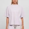 URBAN CLASSICS Ladies Organic Heavy Tee - T-Shirt Basic - Lilac -Urban Classics bbcd4000b9874af0b64844a3fa0ed3c8