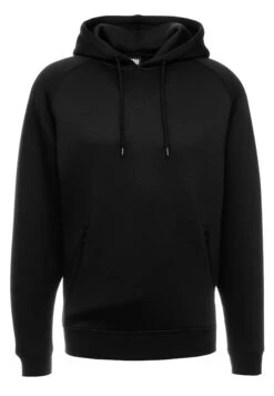 URBAN CLASSICS Raglan Zip Pocket Hoody - Hoodie - Black -Urban Classics bc396e1d4c5e421ca10d053fbfecbc49
