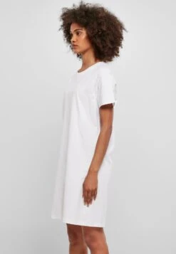 URBAN CLASSICS Ladies Recycled Cotton Boxy Tee Dress - Jerseyjurk - White -Urban Classics bc61f542e8814f5684925f47fce7e49b