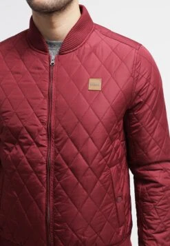 URBAN CLASSICS Diamond - Jas - Burgundy -Urban Classics bc6c46d7736f4ead8f77ee95d61d1660