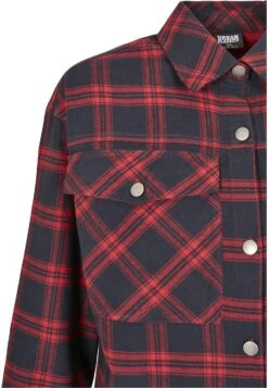 URBAN CLASSICS Oversized- Overhemdblouse - Midnightnavy/Red 26 URBAN CLASSICS Oversized- Overhemdblouse - Midnightnavy/Red -Urban Classics bc7667c26fc947a693806e6b4965c404