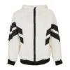 URBAN CLASSICS Crinkle Batwing - Lichte Jas - White Black 1 URBAN CLASSICS Crinkle Batwing - Lichte Jas - White Black -Urban Classics bca9ae621e434a5dbb6c58bdd7ced13f
