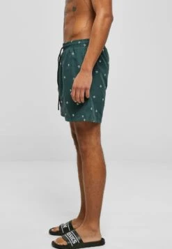 URBAN CLASSICS Embroidery Swim - Zwemshorts - Anchor Bottlegreen White -Urban Classics be13846132c64c758d5178ed7e92a160