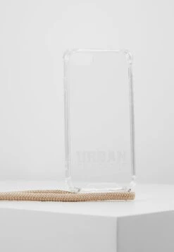 URBAN CLASSICS I Phone 8 Handy Necklace - Telefoonhoesje - Transparent/ Beige