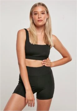 URBAN CLASSICS Squared - Bustier - Black