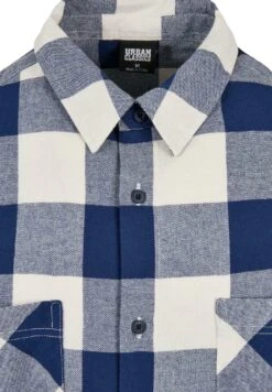URBAN CLASSICS Overhemd - Darkblue Cream -Urban Classics c04669ee41c940e386e63c4068793caa