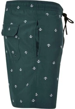 URBAN CLASSICS Embroidery Swim - Zwemshorts - Anchor Bottlegreen White -Urban Classics c04a8dd3658a4507a8b8809a339bdaf9