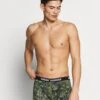 URBAN CLASSICS Shorts 3 Pack - Onderbroeken - Dark Green / Black -Urban Classics c1041fb82b894d82b5a35749deb5f774