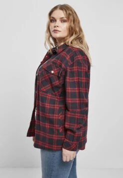 URBAN CLASSICS Oversized- Overhemdblouse - Midnightnavy/Red 19 URBAN CLASSICS Oversized- Overhemdblouse - Midnightnavy/Red -Urban Classics c18d70862a634054a6ee69f200e96d17