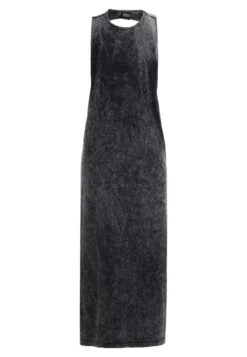 URBAN CLASSICS Ladies Random Wash Back Cut Dress - Jerseyjurk - Black -Urban Classics c3061f099aef4a05bfc31fbf95b15201
