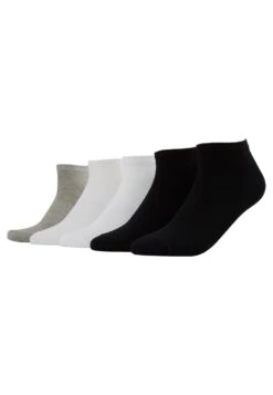 URBAN CLASSICS No Show Socks 5 Pack - Enkelsokken - Black/White/Grey 6 URBAN CLASSICS No Show Socks 5 Pack - Enkelsokken - Black/White/Grey -Urban Classics c33bf4cfb68b47599960c67e0e46d029