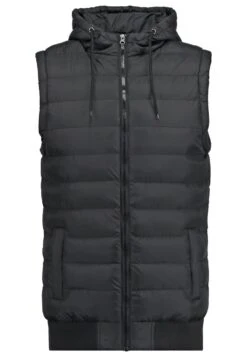 URBAN CLASSICS Small Bubble - Bodywarmer - Black -Urban Classics c40f5945f808422d9e549934bdff5398