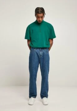 URBAN CLASSICS Straight Leg- Straight Leg Jeans - Mid Indigo Washed -Urban Classics c459d3dcc3fd47a58daaf0724c5e329b