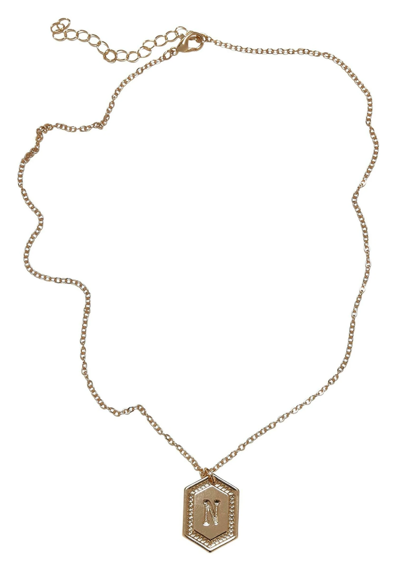 URBAN CLASSICS Letter Basic - Ketting - Gold Coloured 3 URBAN CLASSICS Letter Basic - Ketting - Gold Coloured