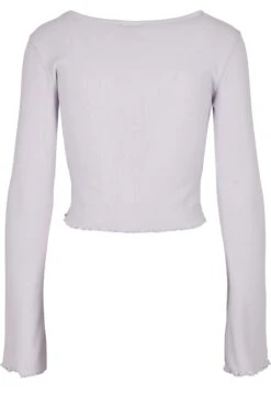 URBAN CLASSICS Cropped Rib - Longsleeve - Softlilac -Urban Classics c4fa0f1bb32e44d69af1eabdbf01684c