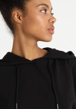 URBAN CLASSICS Ladies Heavy Batwing Hoody - Hoodie - Black -Urban Classics c51a3c3599664f4689d6bc196fd10980