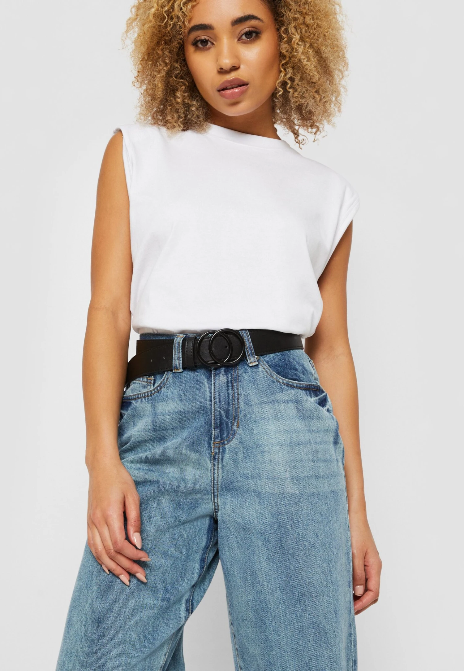 URBAN CLASSICS Accessoires Coloured Ring Buckle- Riem - Black 3 URBAN CLASSICS Accessoires Coloured Ring Buckle- Riem - Black