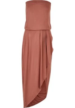 URBAN CLASSICS Bandeau- Maxi-Jurk - Terracotta -Urban Classics c6411ce0957d4ed7a36ff22a34e5cd61