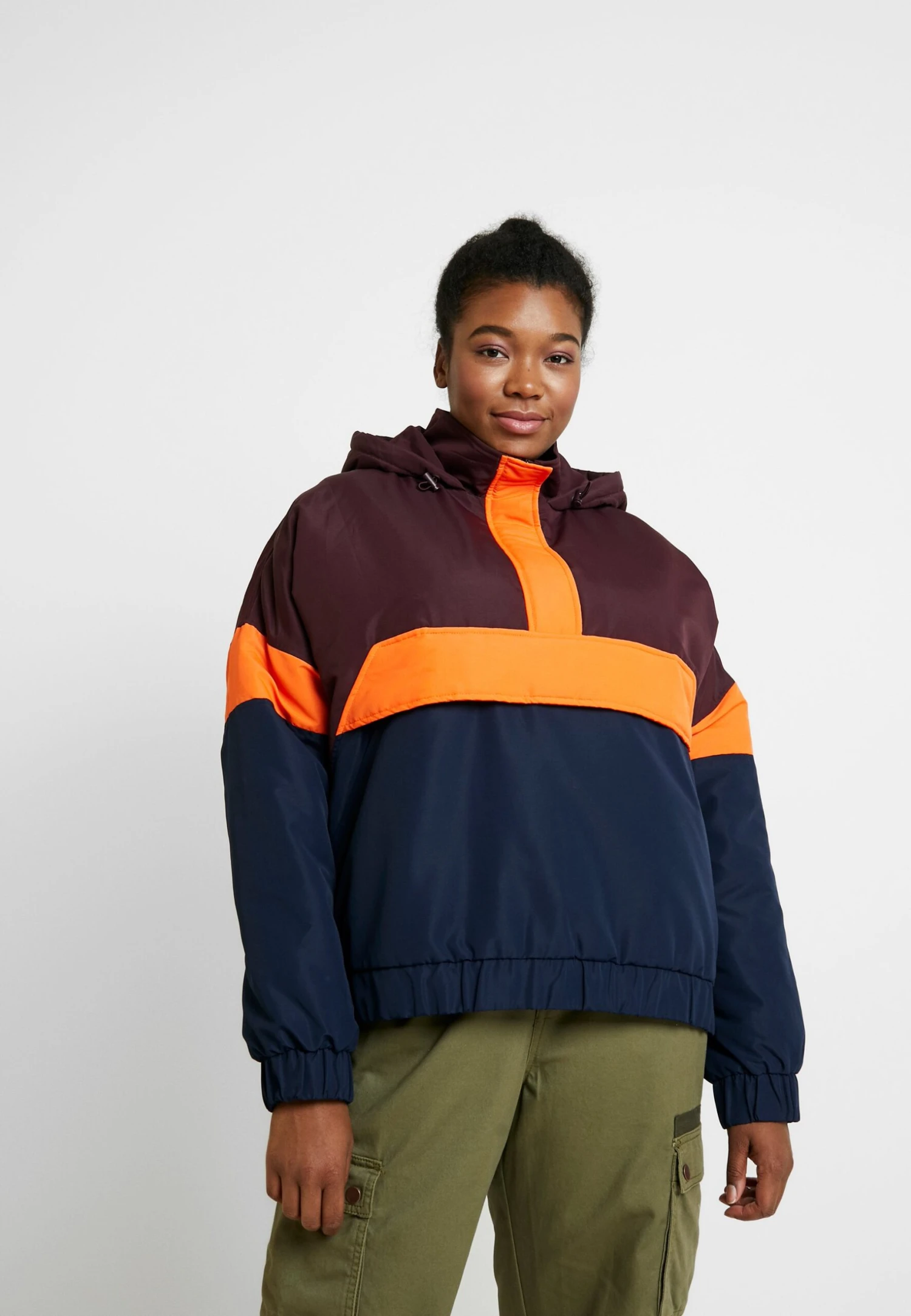 Ladies Pull Over Jacket - Windjack - Redwine/Midnightnavy 3 Ladies Pull Over Jacket - Windjack - Redwine/Midnightnavy