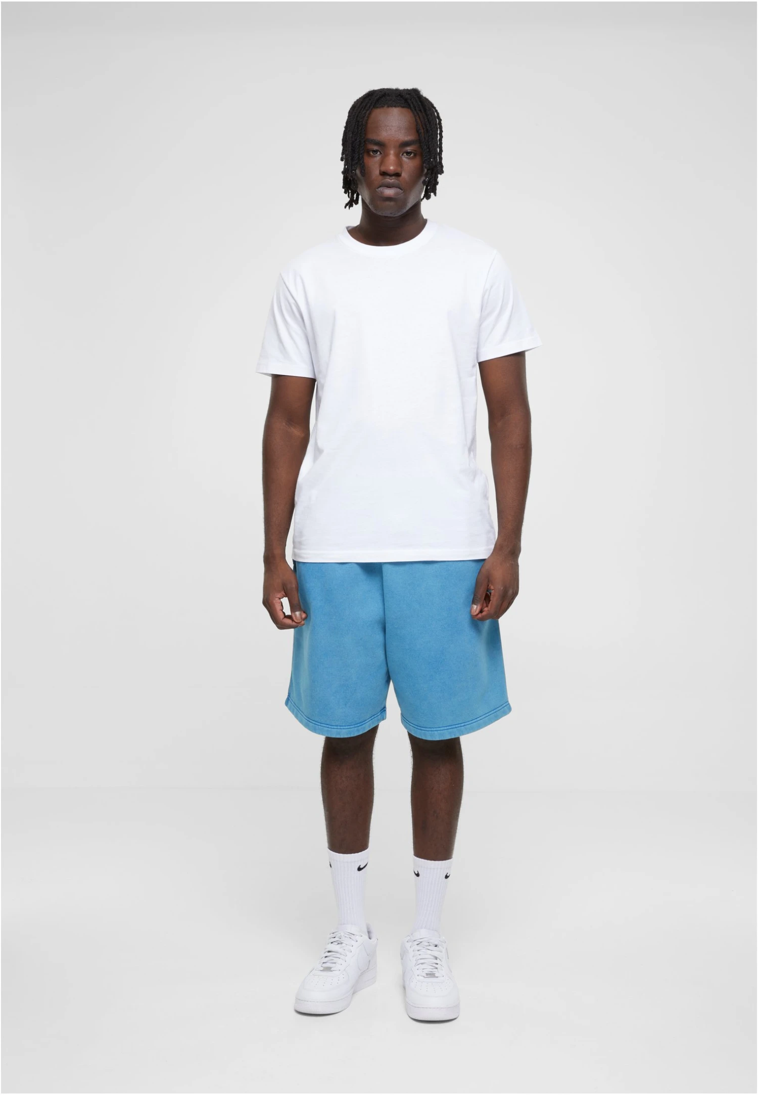 URBAN CLASSICS Heavy Washed- Shorts - Royal 4 URBAN CLASSICS Heavy Washed- Shorts - Royal - Afbeelding 2