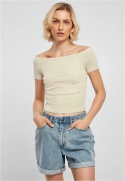 URBAN CLASSICS Off Shoulder - T-Shirt Basic - Softseagrass