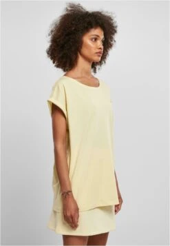 URBAN CLASSICS Extended Shoulder Tee - T-Shirt Basic - Softyellow -Urban Classics c8b02023d61e4678a58a2055c052d513
