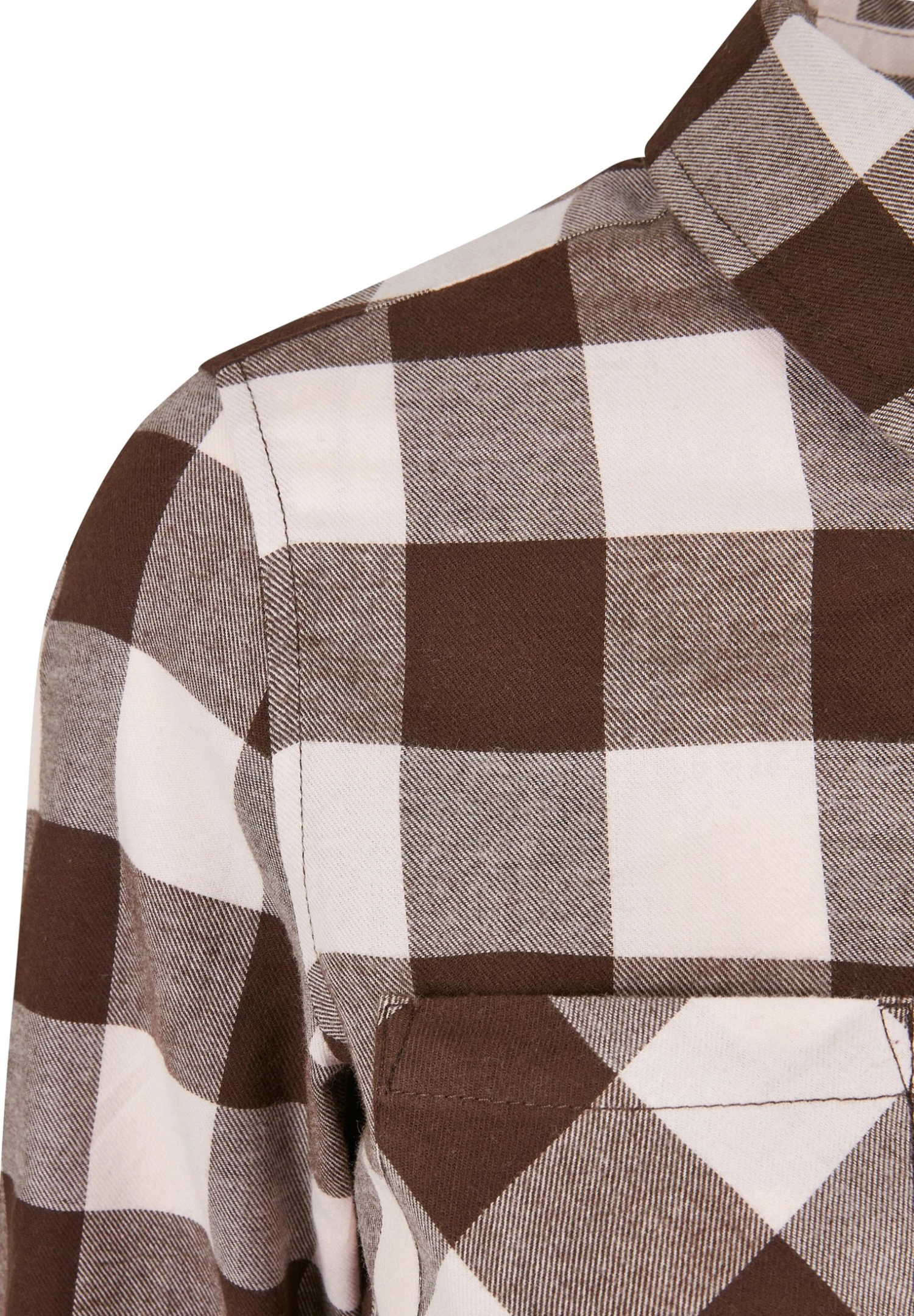 URBAN CLASSICS Overhemdblouse - Pink Brown 18 URBAN CLASSICS Overhemdblouse - Pink Brown - Afbeelding 16