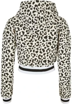 URBAN CLASSICS Short Aop College - Hoodie - White/Sand/Leo -Urban Classics ca8cee1328c142068eca3bdf75c69db8