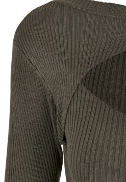 URBAN CLASSICS Cut Out - Etui-Jurk - Olive -Urban Classics cbf7f1ddd34c4d2083e507201816e0d5