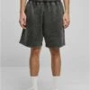 URBAN CLASSICS Heavy Washed- Shorts - Black