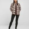 URBAN CLASSICS Overhemdblouse - Pink Brown