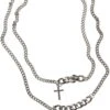 URBAN CLASSICS Cross- Ketting - Silver-Coloured -Urban Classics cdaa59ed11c44ecaa79ac75ba00c98b9