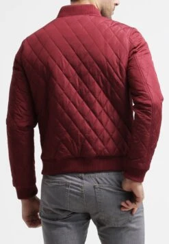 URBAN CLASSICS Diamond - Jas - Burgundy -Urban Classics cdf6dc52674c419f9db655e78c81c557