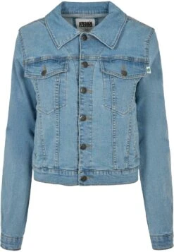 URBAN CLASSICS Ladies Organic Denim Jacket - Spijkerjas - Clearblue Bleached -Urban Classics ce0210c020324be7a878810d52f3d88c