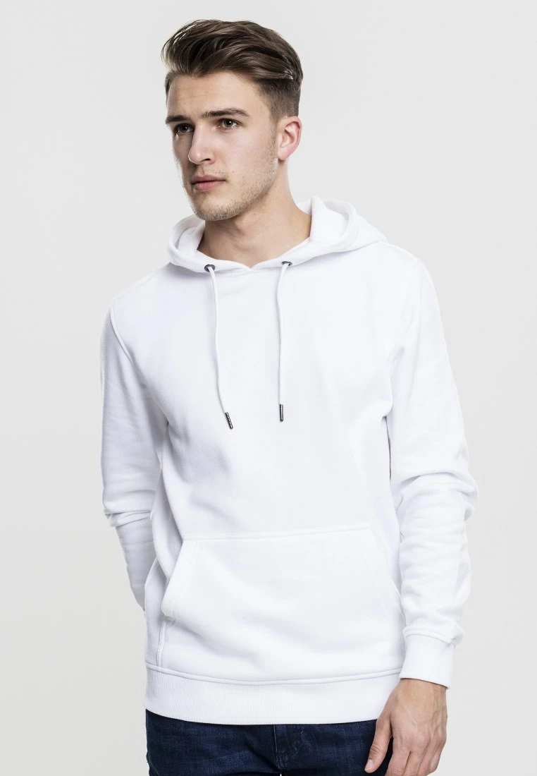 URBAN CLASSICS Basic Sweat Hoody - Hoodie - White 4 URBAN CLASSICS Basic Sweat Hoody - Hoodie - White - Afbeelding 2