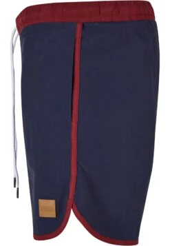 URBAN CLASSICS Retro - Zwemshorts - Burgundy Midnightnavy -Urban Classics ce19e345a2184c9b861044297d38af0b