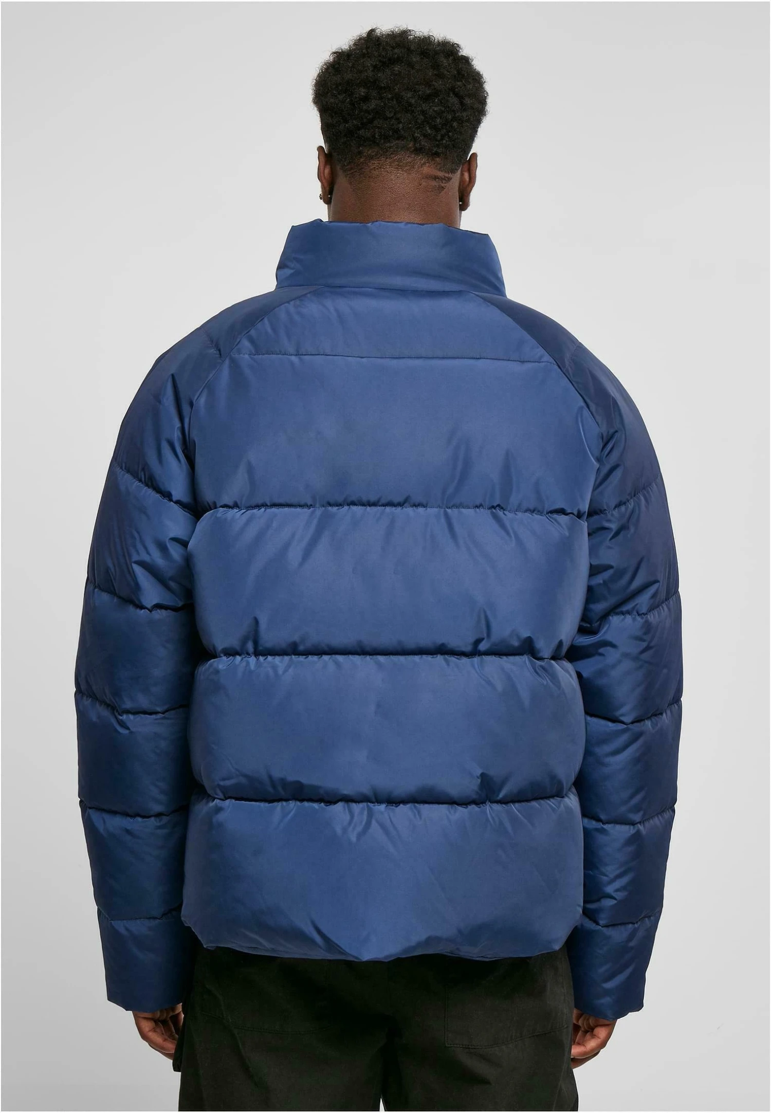 URBAN CLASSICS Raglan- Winterjas - Darkblue 5 URBAN CLASSICS Raglan- Winterjas - Darkblue - Afbeelding 3