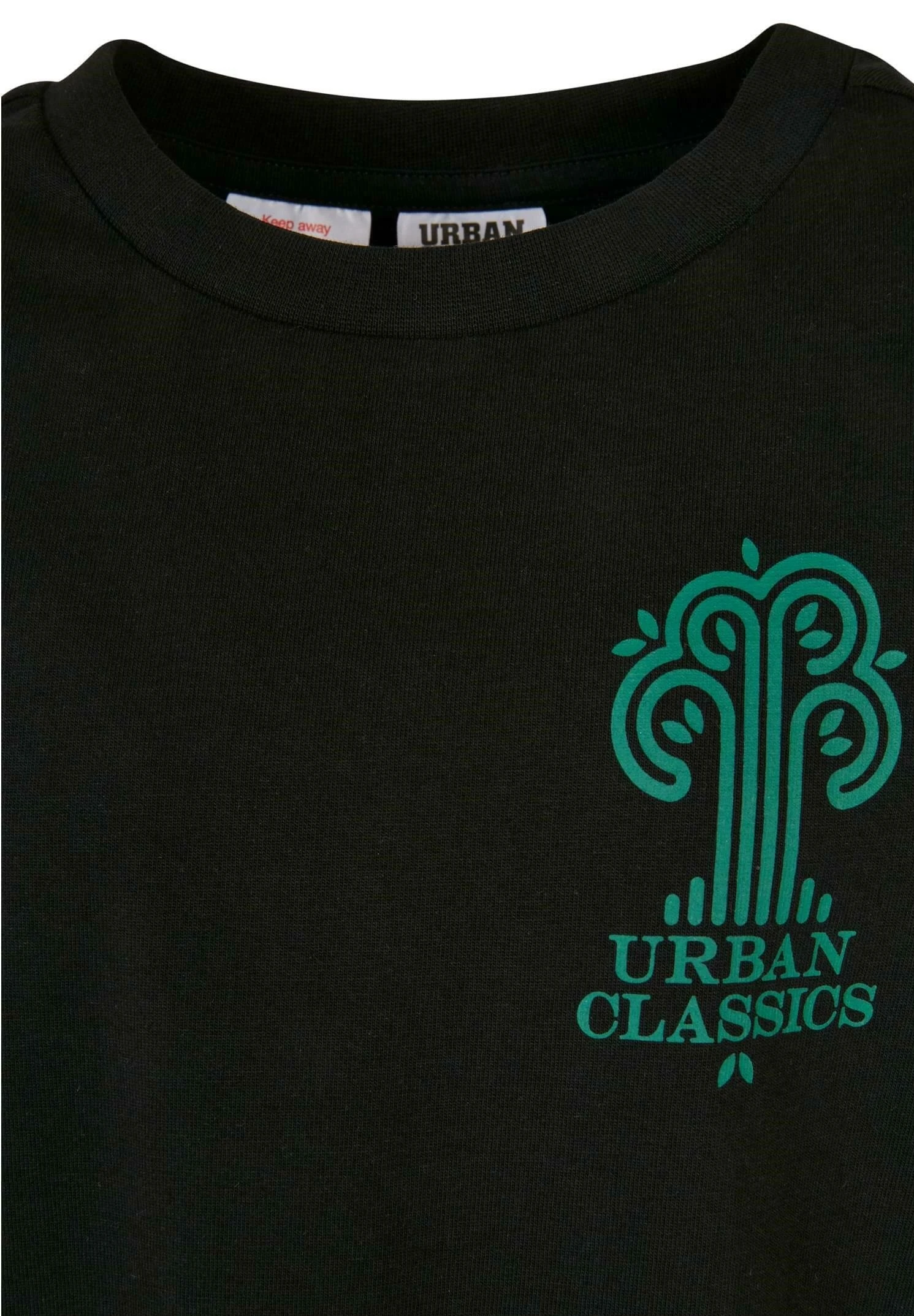 URBAN CLASSICS Logo Tee - T-Shirt Print - Black 6 URBAN CLASSICS Logo Tee - T-Shirt Print - Black - Afbeelding 4
