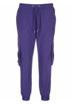 URBAN CLASSICS Crinkle- Trainingsbroek - Bluepurple