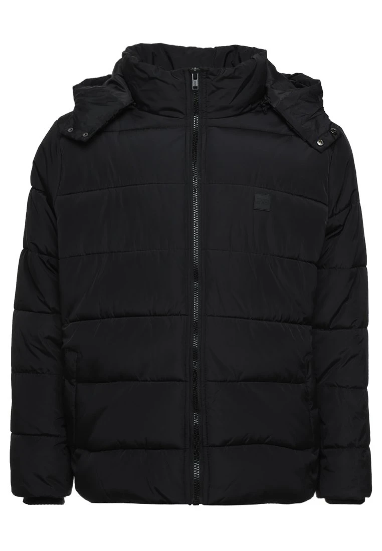 URBAN CLASSICS Hooded Puffer Jacket- Winterjas - Black 8 URBAN CLASSICS Hooded Puffer Jacket- Winterjas - Black - Afbeelding 6