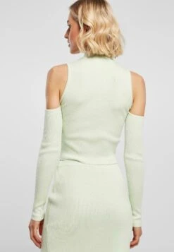 URBAN CLASSICS Cut Out - Longsleeve - Lightmint -Urban Classics d0cfe6277b8545428ac9411c4ba352ad