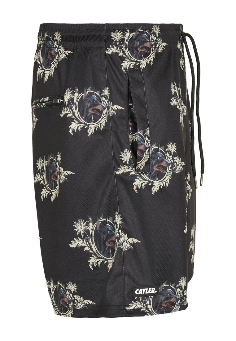 URBAN CLASSICS C&S Wl Whooo Mesh Shorts - Zwemshorts - Black/Mc 4 URBAN CLASSICS C&S Wl Whooo Mesh Shorts - Zwemshorts - Black/Mc - Afbeelding 2