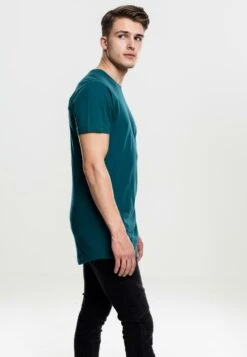 URBAN CLASSICS Shaped Long Do Not Use - T-Shirt Basic - Teal -Urban Classics d1b7933212e640c1b220acf3c39431a6