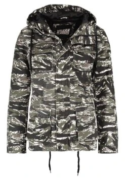 URBAN CLASSICS Army Tiger Camo - Windjack - Olive/Black/White -Urban Classics d2ffb36c600a4ba383753b574197b6a9