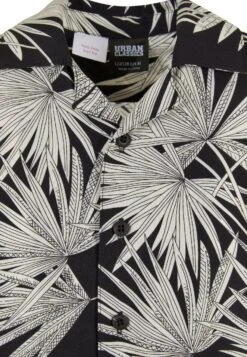 URBAN CLASSICS Frond Resort - Overhemd - Black -Urban Classics d30c9d740c0e40818ab246a943ac685d