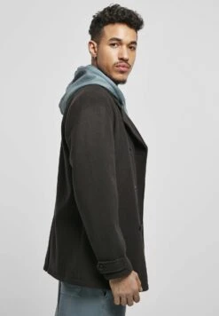 URBAN CLASSICS Classic Pea - Halflange Jas - Black 11 URBAN CLASSICS Classic Pea - Halflange Jas - Black -Urban Classics d312d07bf64a4995a0fc40abd85e56c9